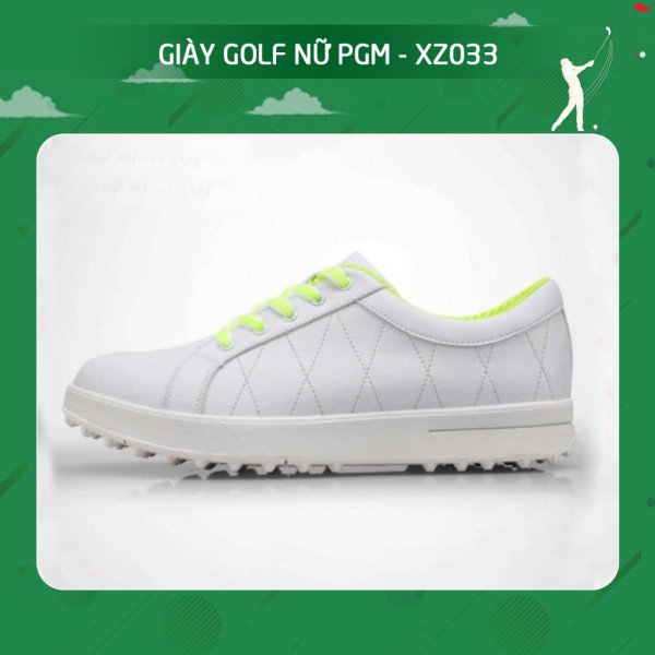 Giày golf nữ PGM - XZ033 trắng xanh