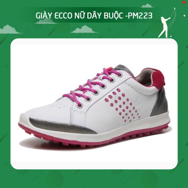 Giày golf nữ PGM PM223 trắng tím