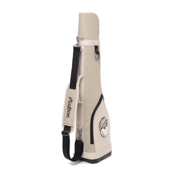 Túi gậy tập Golf Malbon Beige mini