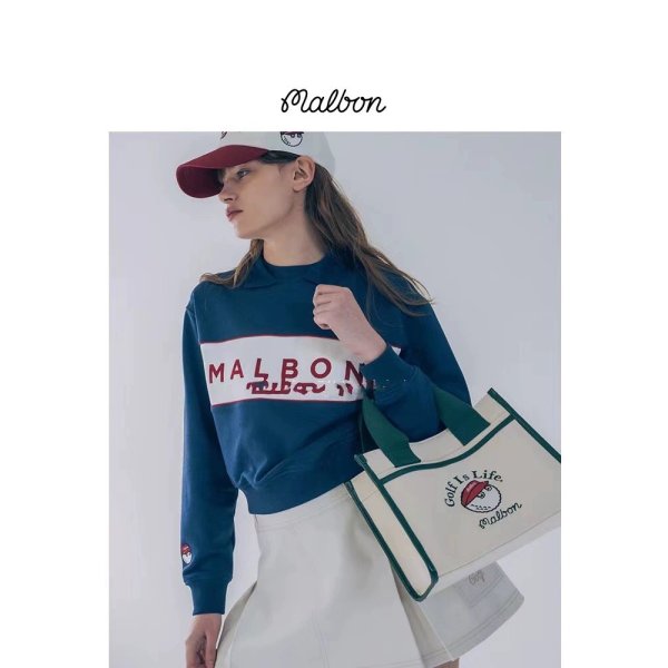 Túi Golf nữ cầm tay - Malbon kiểu dáng thể thao, form rộng