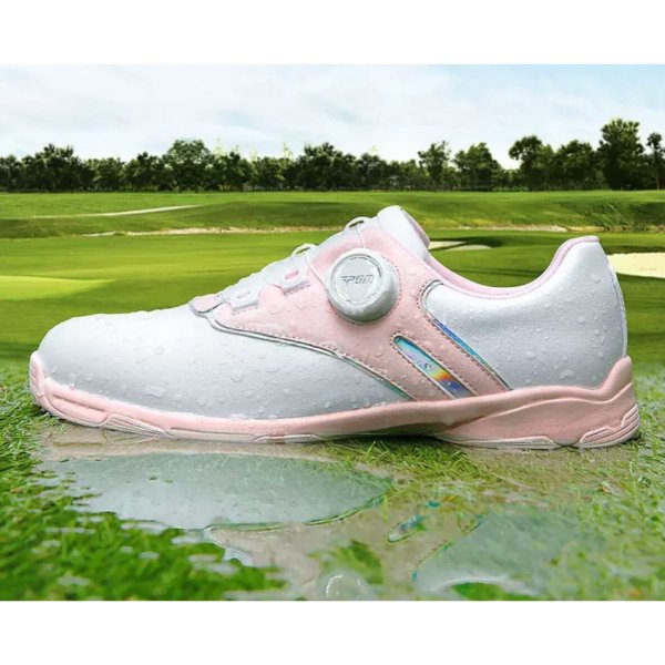 Giày Golf nữ PGM trắng hồng