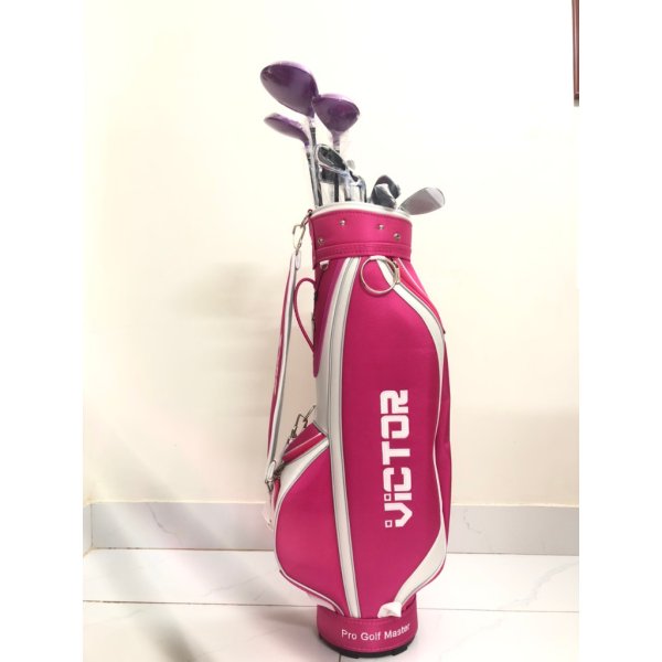 Túi & bộ gậy Golf Full set PGM - Tím, dành cho nữ