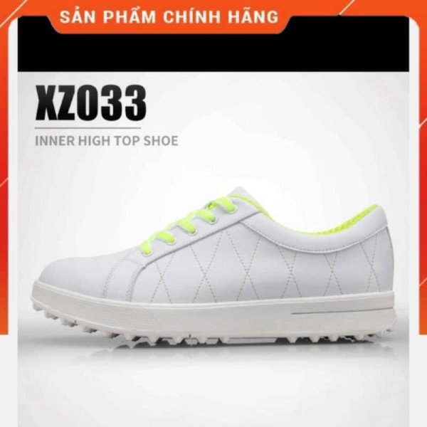 Giày golf nữ PGM trắng xanh