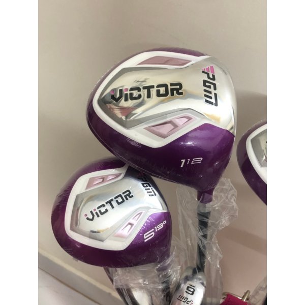 Túi & bộ gậy Golf Full set PGM - Tím, dành cho nữ
