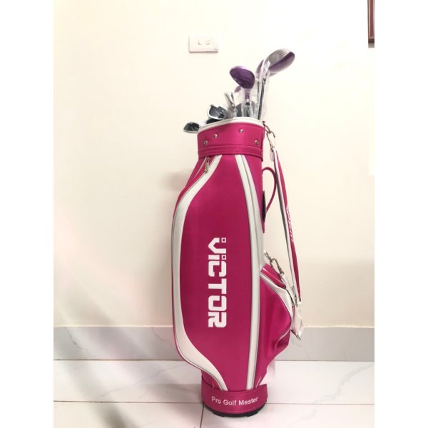 Túi & bộ gậy Golf Full set PGM - Tím, dành cho nữ