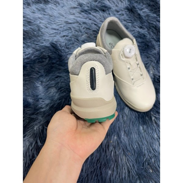 Giày golf nữ Ecco TX224 trắng xanh, khóa Boa