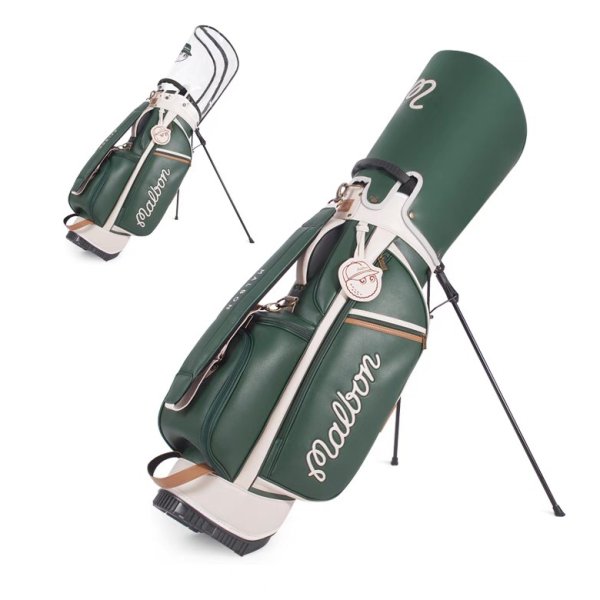 Túi gậy Golf Malbon - nhiều màu, da sần