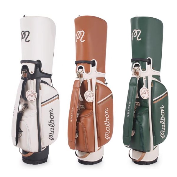 Túi gậy Golf Malbon - nhiều màu, da sần
