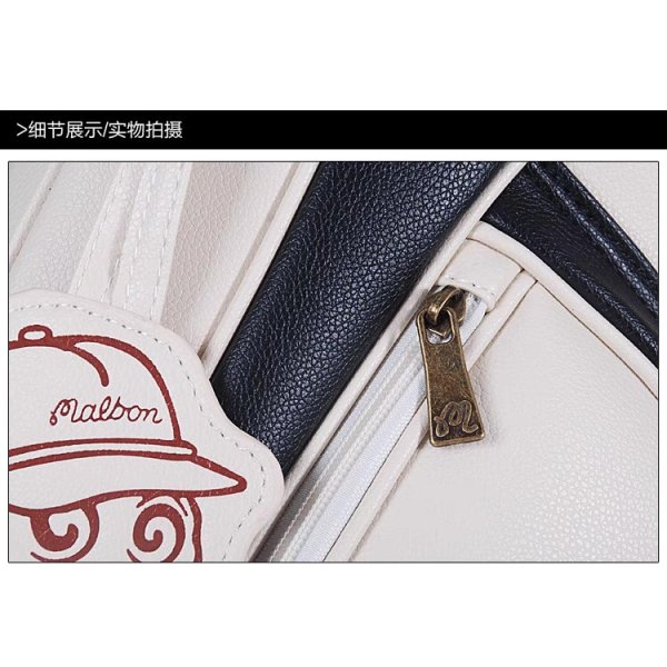 Túi gậy Golf Malbon - nhiều màu, da sần