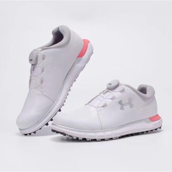Giày golf UA trắng cam