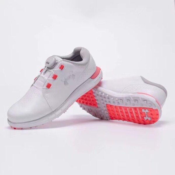 Giày golf UA trắng cam